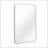 Metal Framed Rectangular Bathroom Mirror For Wall With Shatterproof Film And Clear Reflection-915070075