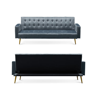 Irma Twin 75'' Upholstered Convertible Sofa