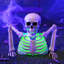 Décorations d'Halloween pour l'extérieur squelette illuminé