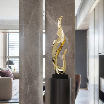 31,5 "articles de luxe et raffinés artistiques - ornements créatifs dorés