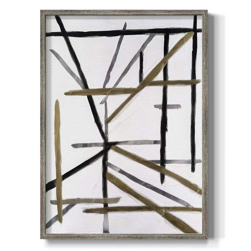 Edifice I Framed Print - Solid Wood, 11" H x 9" W