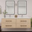 Meuble-lavabo flottant 60 po avec double évier en acrylique renforcé Victoria-97880865