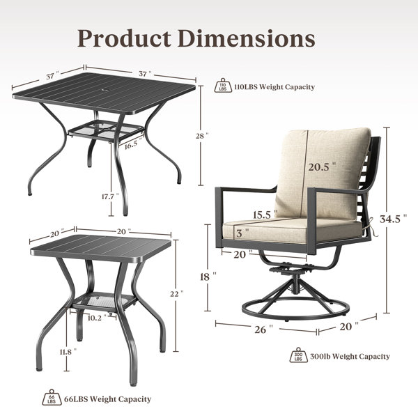 Dimensions du produit