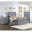 Table de chevet 3 boutons