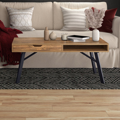 Table basse à 4 pieds avec rangement Chrisander