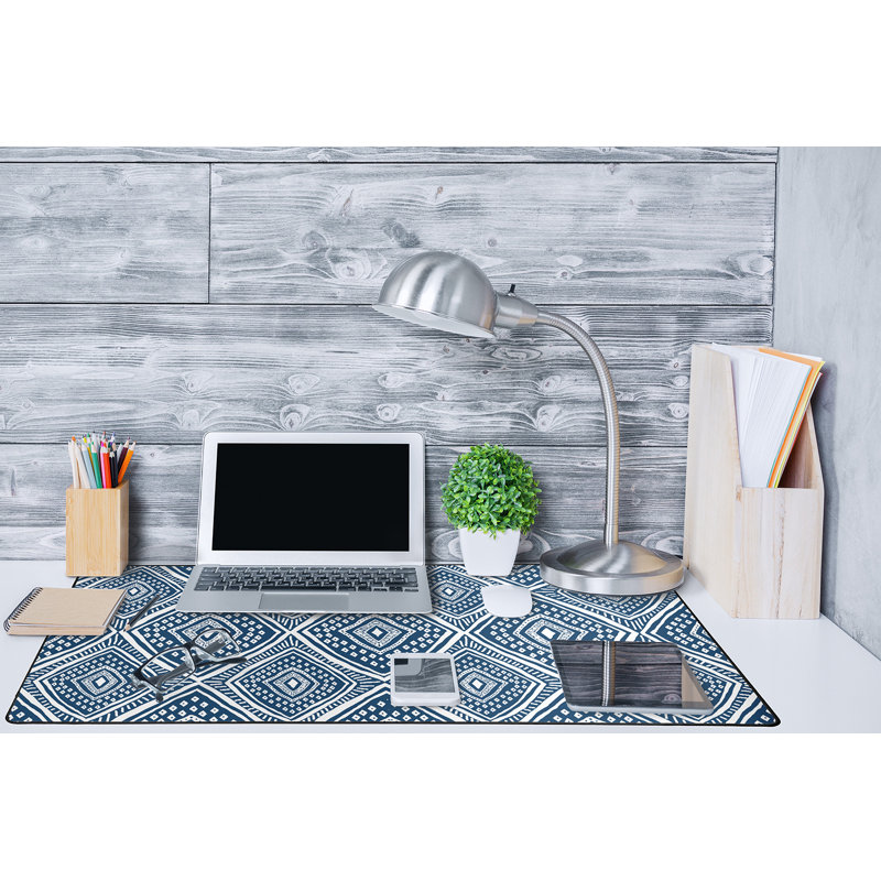 Grand sous-main Myron, Bleu marine