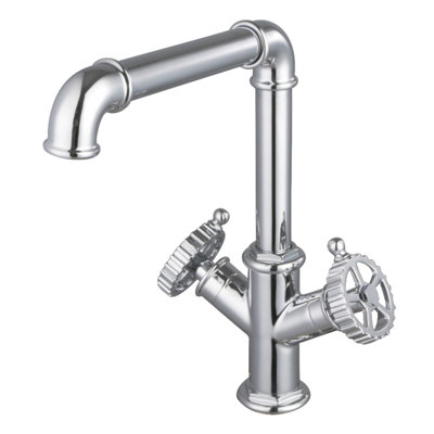 Kingston Brass Fuller Two-Handle 1-Hole Kitchen Faucet