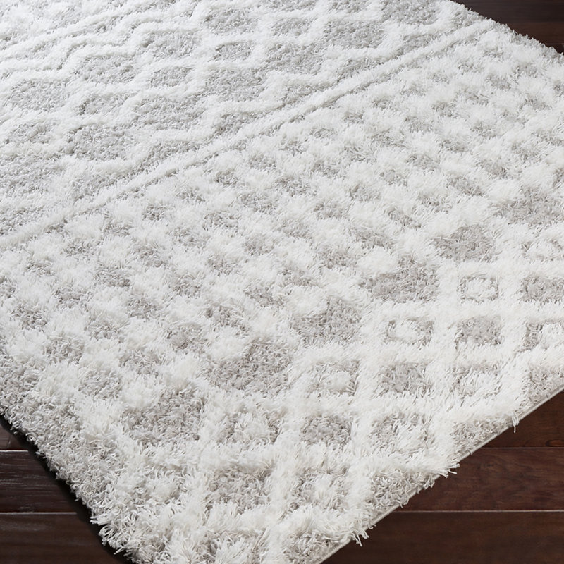 Oriental Shag Area Rug, Rectangle 60 x 90cm