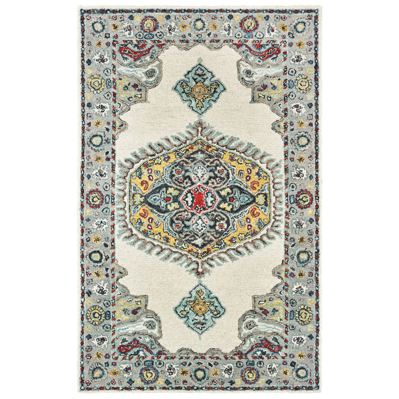 Imogene Performance Wool Oriental Indoor Rug, Rectangle 10' x 13'