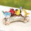 Birdy Welcome Animals Weather Resistant UV Resistant Polyresin Garden Statue