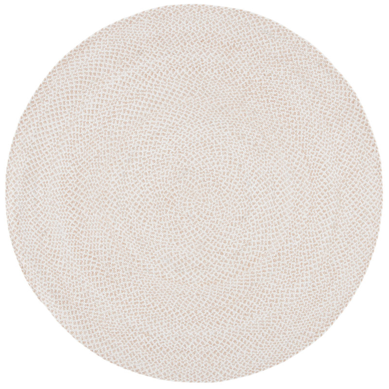 Wardlaw Hand Woven Performance Abstract Rug, Round 5'