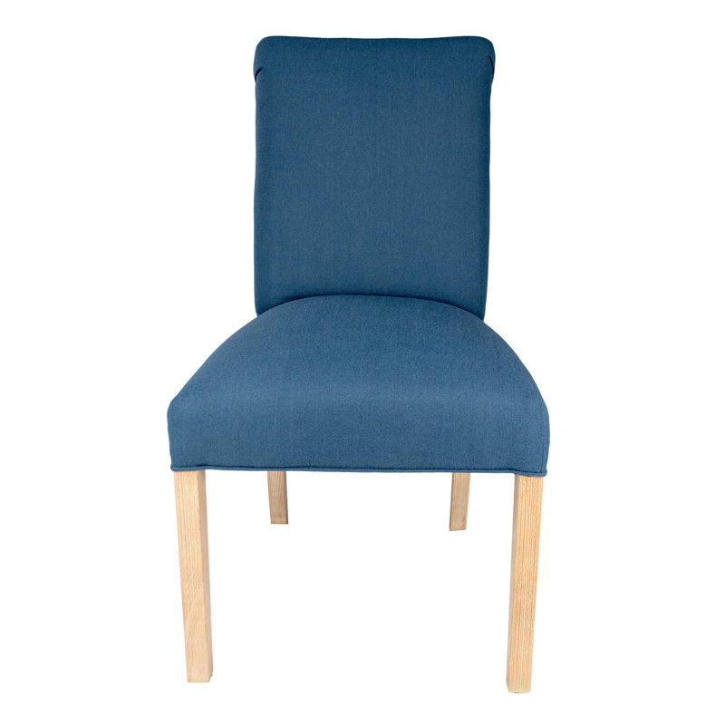 19'' H Upholstered Dining Chair, Denim