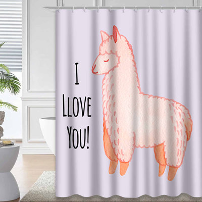 Rideau de douche lama Alpaga