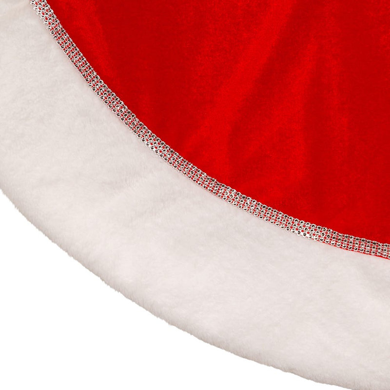 48'' Polyester Christmas Shatterproof Tree Skirt