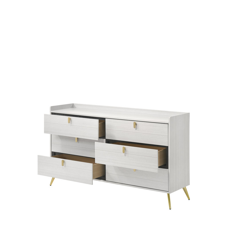 Commode double à 6 tiroirs Kibler