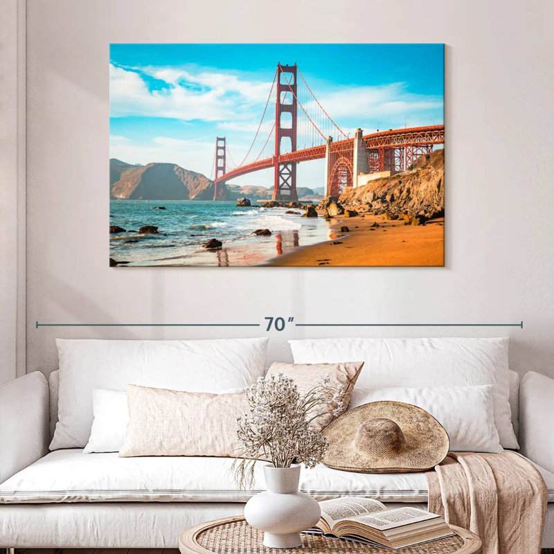 Lilie San Francisco Beach, H 32 po x l 48 po