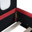Lit plateforme simple pour voiture de course rouge avec roulettes, assurant une fabrication en forme de voiture durable et une nuit confortable-489501395