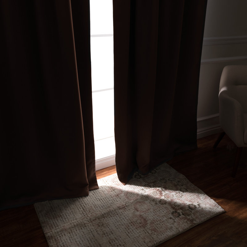 Schaeffer Blackout Sliding Panel Pair, 52" W x 84" L, Sunlight