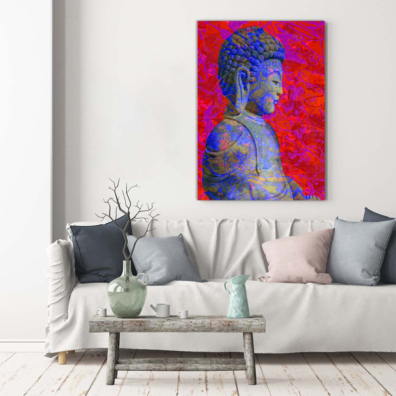 Buddha Abstraction - Wrapped Canvas Print