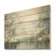 «Minimal River Forest», art liquide sur bois de pin naturel-101407555