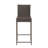 Outdoor Of 2 - Versatile, Dark Brown/Grey, 17.06"W X 19.95"D 42.85"H, 30.00" Seat Height, Iron Frame, Assembly Required 2 Transitional Style, , , Brown/Grey Finish, Black Needed-1335181950