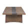 Lenora Rectangular Coffee Table With Two Ottomans