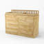 Commode à langer 10 tiroirs 100% bois massif l 55 po Bradly