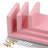Keokee 3 Pieces U Shaped Floating Float Shelves Glossy Matte Finish Easy Mounted Wall Shelves-2098425899