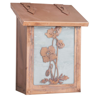 Monarch Metal Wall Mounted Mailbox