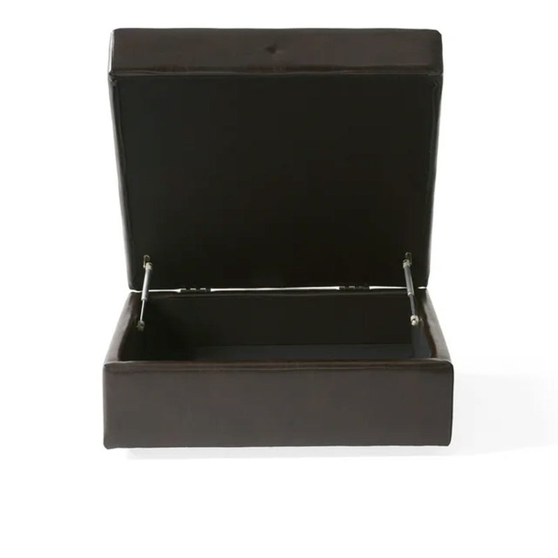 Cuir reconstitué brun de 31 pieds carrés - Unité de rangement pratique et élégante