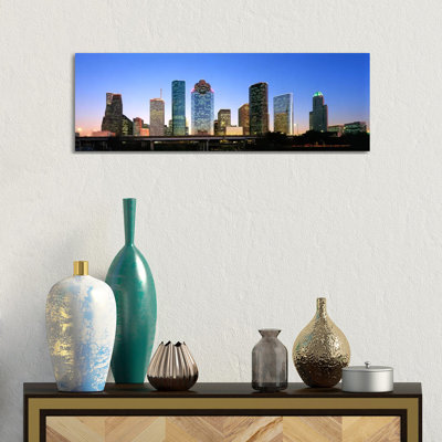 USA, Texas, Houston by Panoramic Images - Wrapped Canvas Panoramic Gallery-Wrapped Canvas Giclée