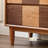 Modern Walnut Solid Wood Accent Cabinet