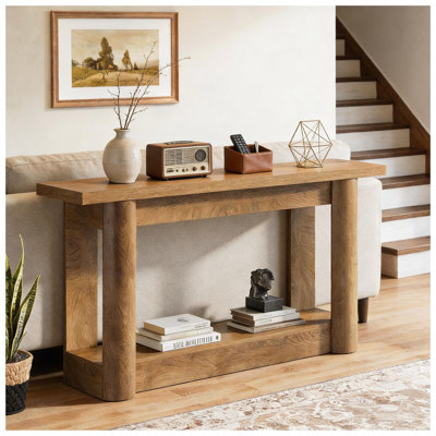 2-Tier Foyer Table,Entryway Sofa Table,Console Table