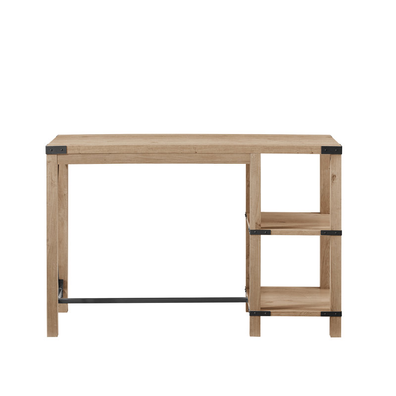 Leonidha 55 " W Prep Table, White Oak