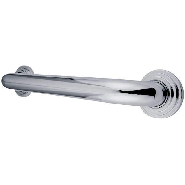 Barre d'appui de 1-1 / 4 po Kingston Brass Milano, Chrome poli, 18"