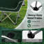 Chaise de camping double avec accoudoirs et porte-gobelets