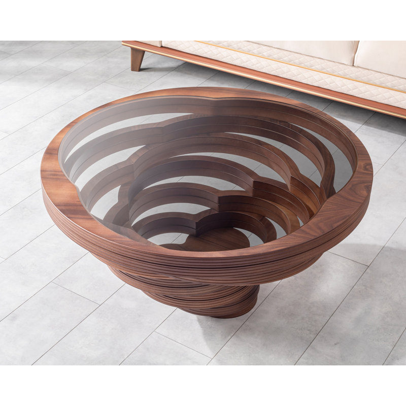 Monsey Glass Top Single Coffee Table