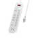 Huntkey SMC127 Power Strip With 12 AC Sockets And 2 USB Charging Ports, White