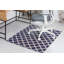 Aberdeen Blue Straight Rectangular Chair Mat-49326007
