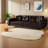 In 1 Sleeper Sofas, Faux Leather Modern Pull Out Couch For Home