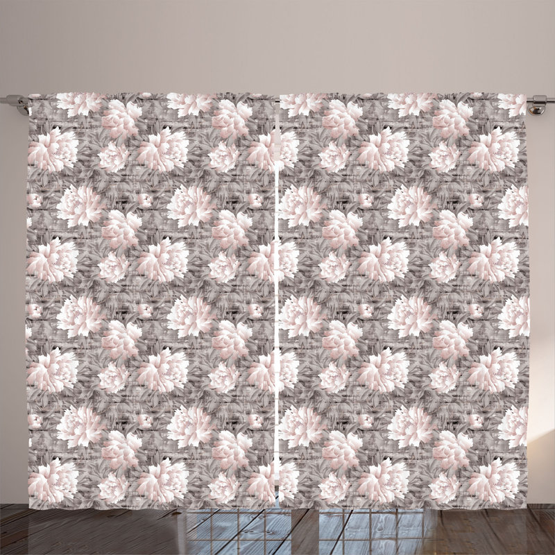 Semi Sheer Curtain Pair