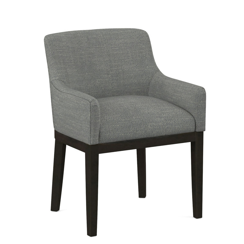 Upholstered Arm Chair, 61363-89, Espresso