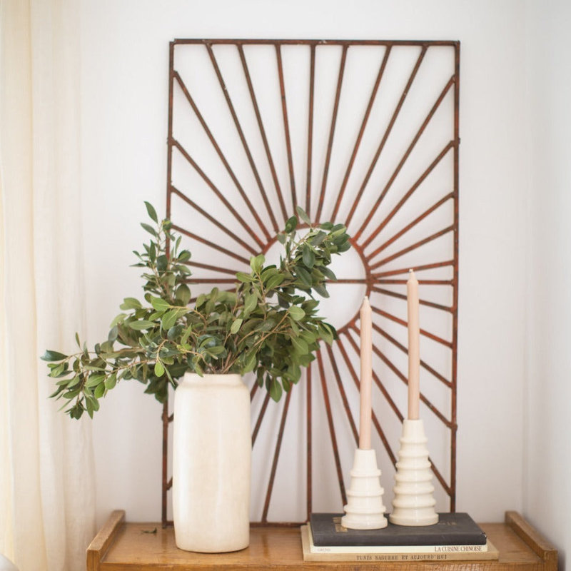 Porte-bougie Kasbah + vase à fleurs