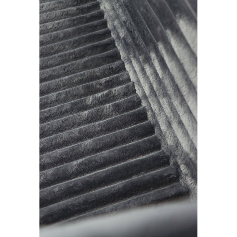 Canapés modulaires gris spacieux avec méridienne profonde