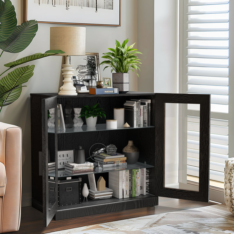 Armoire de rangement Campeaux, Noir, H 31 po x l 31 po x P 16 po