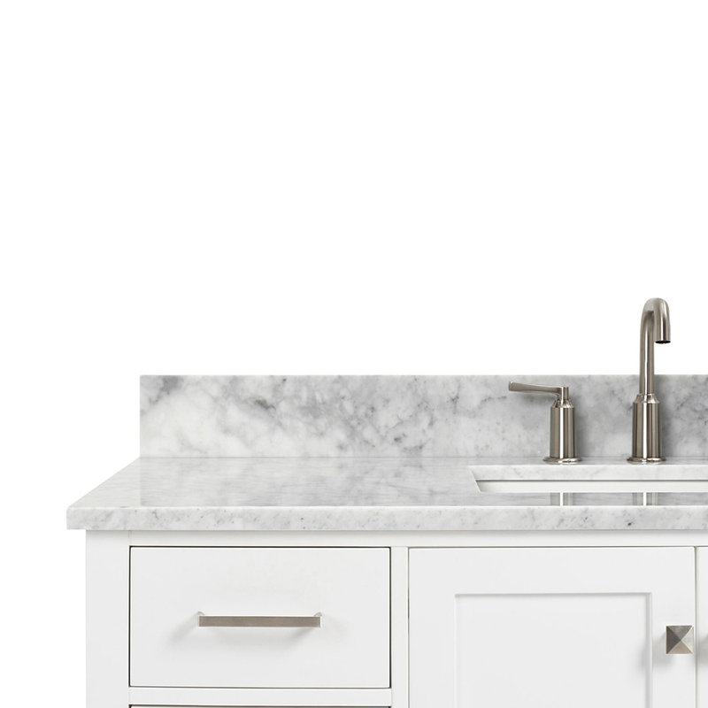 Ensemble de meuble-lavabo simple 49 po Flynt, Blanc