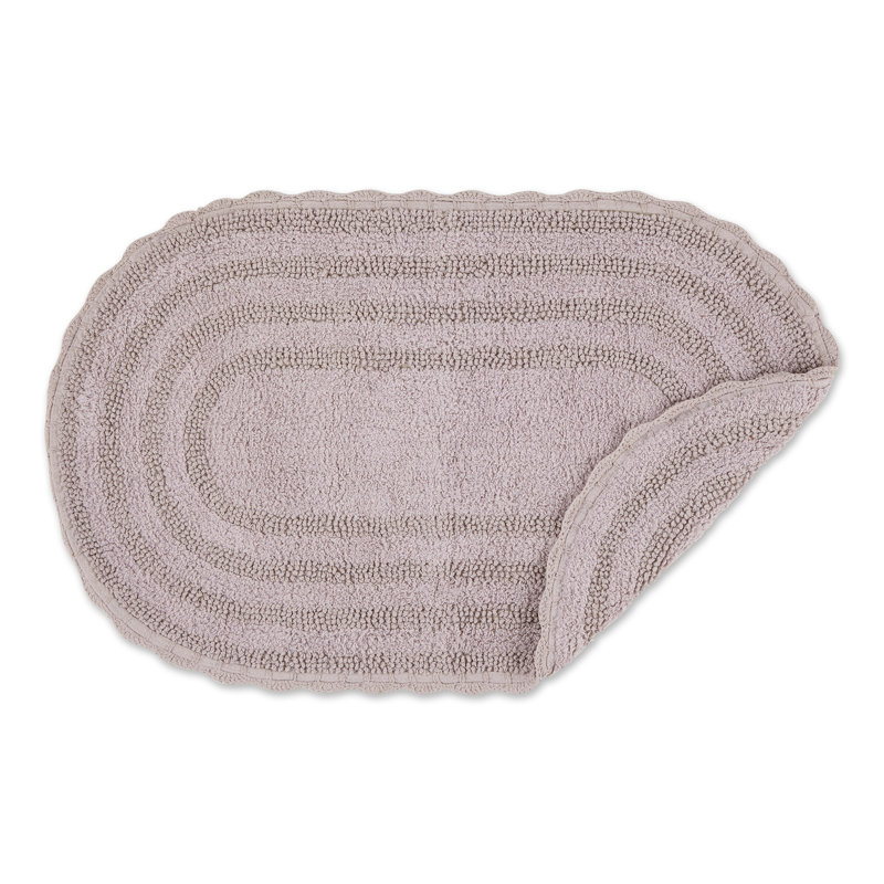 Hively Cotton Bath Mat, Large, Dusty Lilac