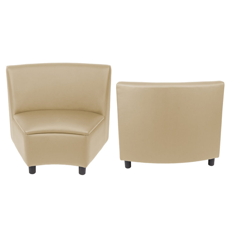Chaises de coin modulaires Kid Comfort, ensemble de 2, sable, Sable