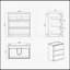 Meuble-lavabo de salle de bain avec lavabo, rangement et design moderne-154505989-154506009