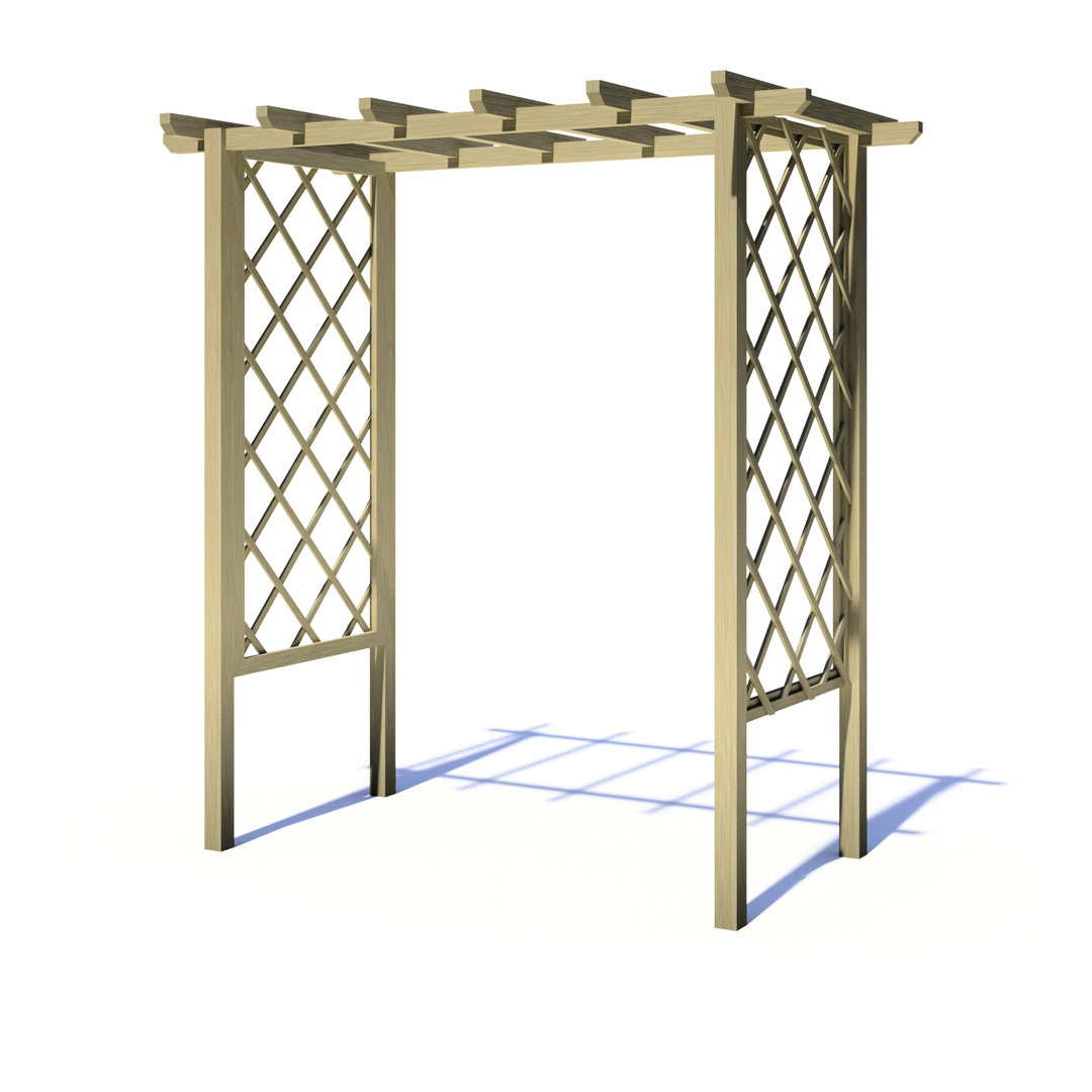 Shire Garden Buildings Pergola - 1.8m Wide - FSC Timber - Pressure Treated - Image 3